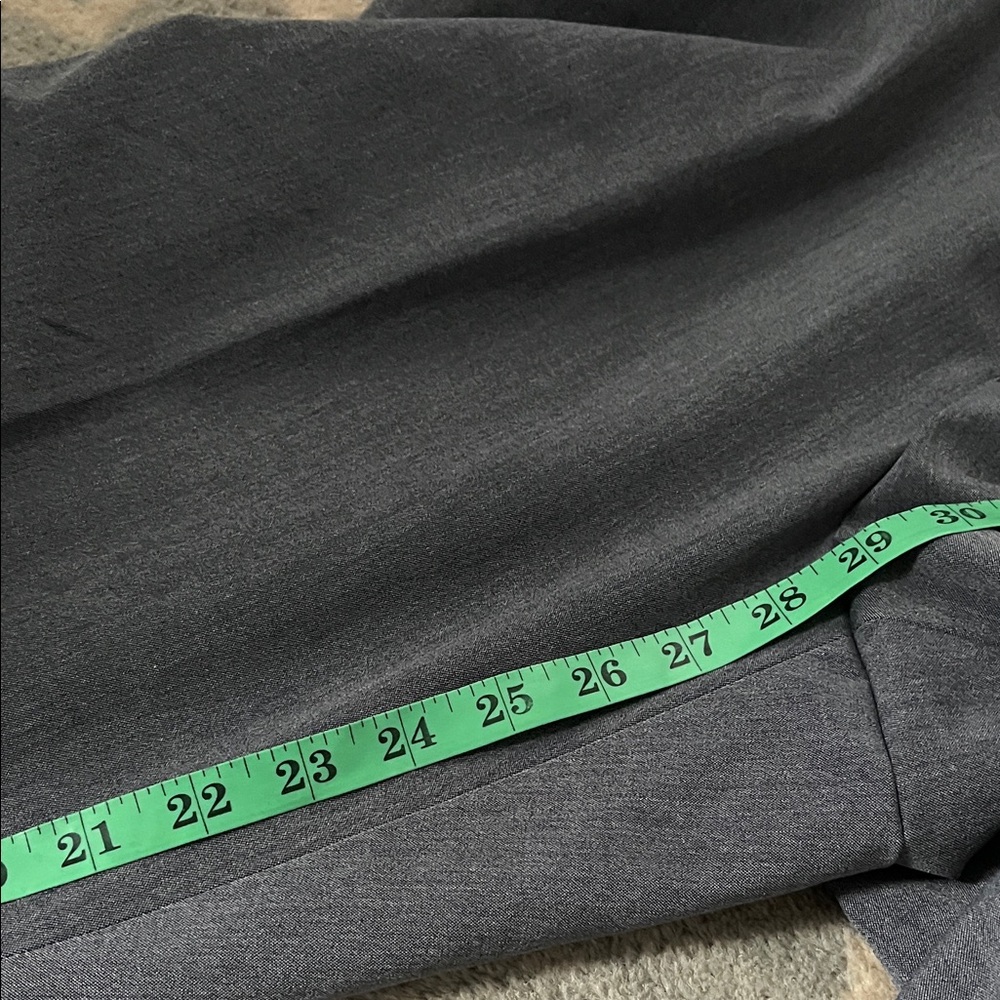 Banana Republic Gray Tailored Straight-Leg Pants - Picture 7 of 10